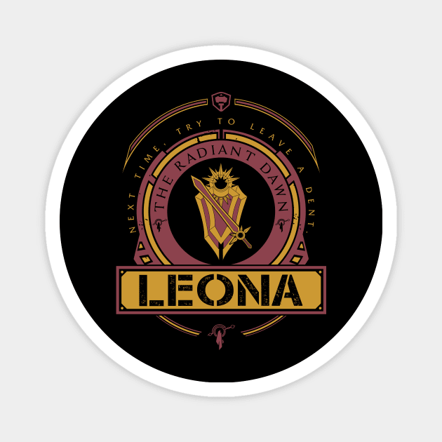 LEONA - LIMITED EDITION Magnet by DaniLifestyle